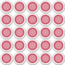 Kernachtige groei - magenta op rogge. Aangepaste s Sticker