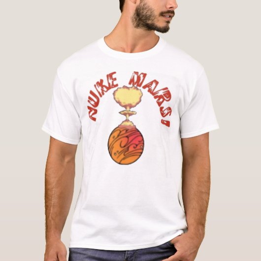 kernafval mars t-shirt (Voorkant)