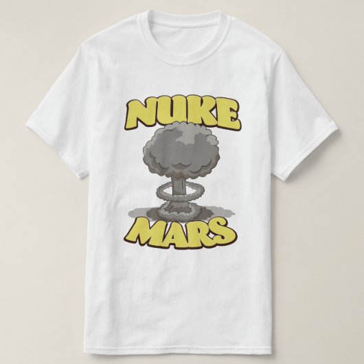 Kernbom op Mars T-shirt (Design voorkant)