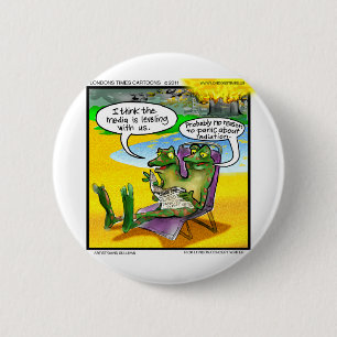 Kernburen (Tweeling Kikkers) Grappige Cadeaus & Ka Ronde Button 5,7 Cm