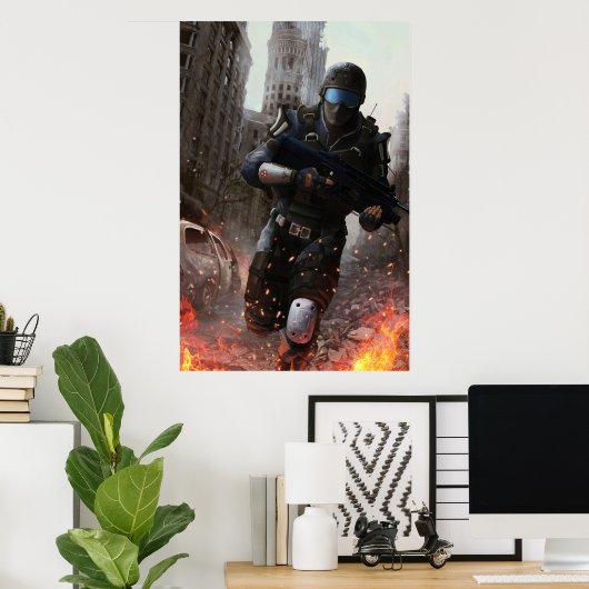 Kerndag - CT-aanval Poster (Thuiskantoor)