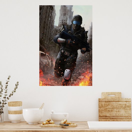 Kerndag - CT-aanval Poster (Keuken)