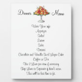 Kerndessert van het avondhuwelijk of het menu Gebe Fotoplaat (Voorkant)