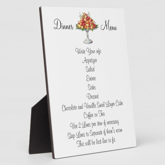 Kerndessert van het avondhuwelijk of het menu Gebe Fotoplaat (Zijkant)