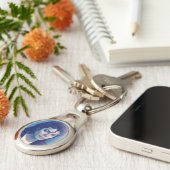 Kerndrager van metaal sleutelhanger (Zijkant)