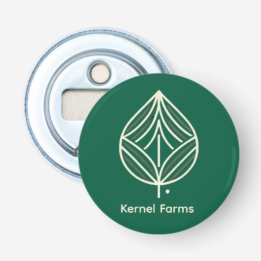 Kernel Farms Flesopener Button Flesopener (Voorkant)
