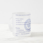 Kernel_Panic Matglas Koffiemok (Voorkant links)