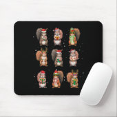 Kernelechters Kerstverlichting Decor Funny Squirre Muismat (Met muis)