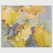 Kernen van doorschijnende tinten, die metallische  cadeaupapier (Vlak)