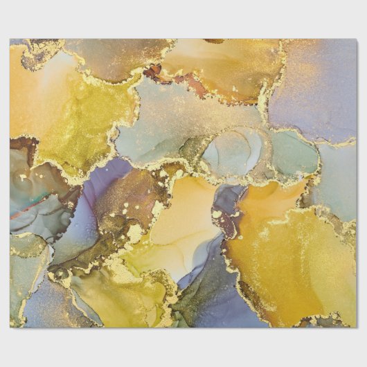 Kernen van doorschijnende tinten, die metallische  cadeaupapier (Vlak)