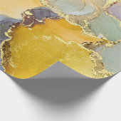 Kernen van doorschijnende tinten, die metallische  cadeaupapier (Hoek)