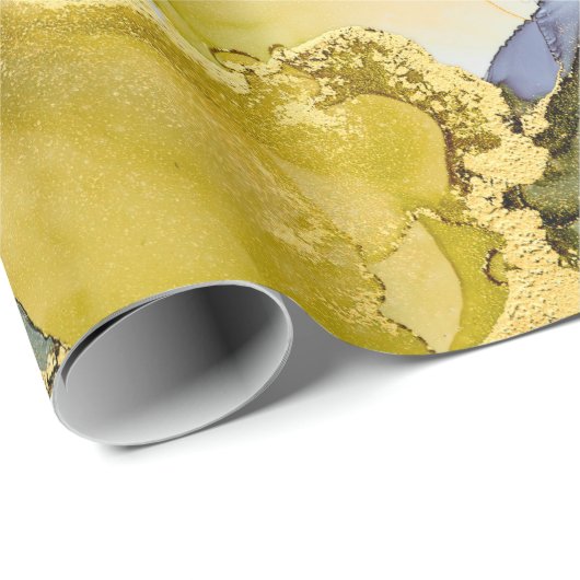 Kernen van doorschijnende tinten, die metallische  cadeaupapier (Rol Hoek)