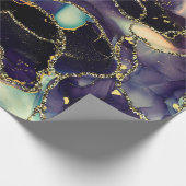 Kernen van doorschijnende tinten, die metallische cadeaupapier (Hoek)