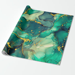 Kernen van doorschijnende tinten, die metallische  cadeaupapier