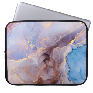 Kernen van doorschijnende tinten, die metallische laptop sleeve