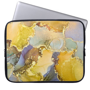 Kernen van doorschijnende tinten, die metallische  laptop sleeve