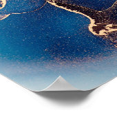 Kernen van doorschijnende tinten, die metallische poster (Hoek)