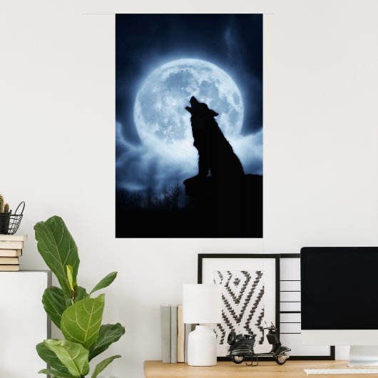 Kernen van het nachtgrote Poster (Thuiskantoor)