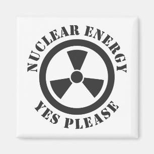 Kernenergie, alstublieft, kernenergie Invitati Magneet