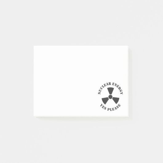 Kernenergie, alstublieft, kernenergie Invitati Post-it® Notes (Voorkant)