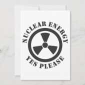 Kernenergie, alstublieft, kernenergie kaart (Voorkant)