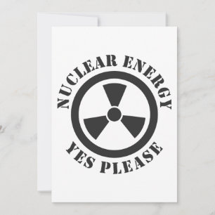 Kernenergie, alstublieft, kernenergie kaart