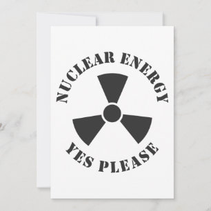 Kernenergie, alstublieft, kernenergie kaart