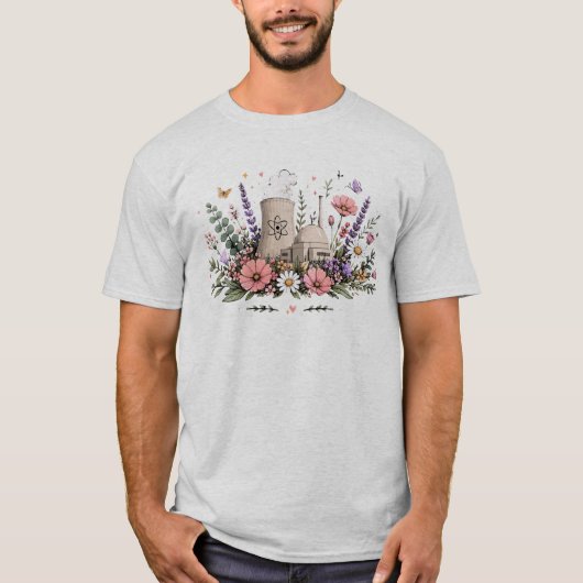 Kernenergie Bloeit T-shirt (Voorkant)