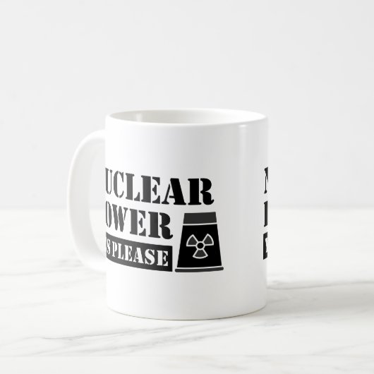 Kernenergie Ja Verklaring Koffiemok (Voorkant links)