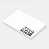 Kernenergie Ja Verklaring Post-it® Notes (Schuin)