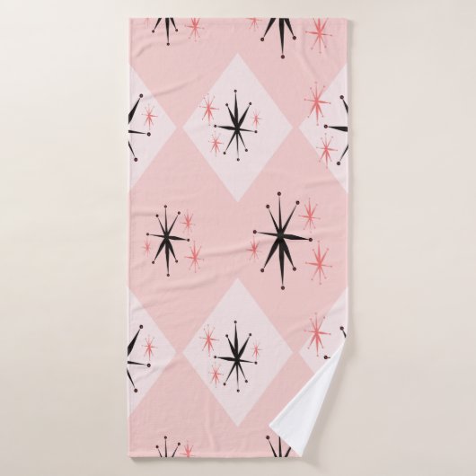 Kernenergie naadloos patroon geïnspireerd door badhanddoek (Badhanddoek)