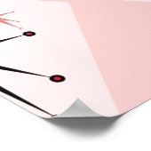 Kernenergie naadloos patroon geïnspireerd door poster (Hoek)