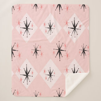 Kernenergie naadloos patroon geïnspireerd door sherpa deken