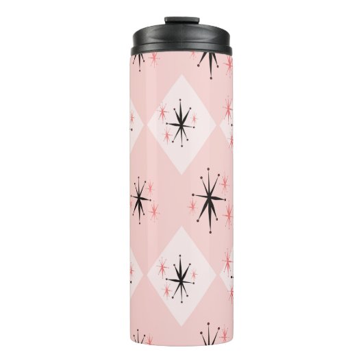 Kernenergie naadloos patroon geïnspireerd door thermosbeker (Voorkant)