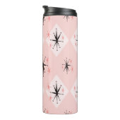 Kernenergie naadloos patroon geïnspireerd door thermosbeker (Geroteerd rechts)