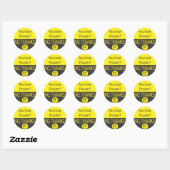 KERNENERGIE? NEE, BEDANKT! RONDE STICKER (Vel)
