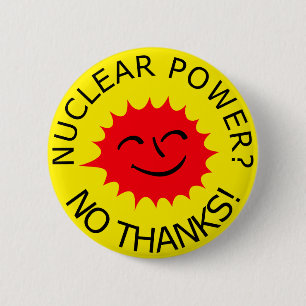 Kernenergie Ronde Button 5,7 Cm