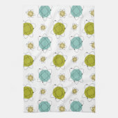 Kernenergie Zonnestelsel Midden-eeuwse moderne rui Theedoek (Verticaal)