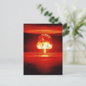 kernexplosie briefkaart (Staand voorkant)