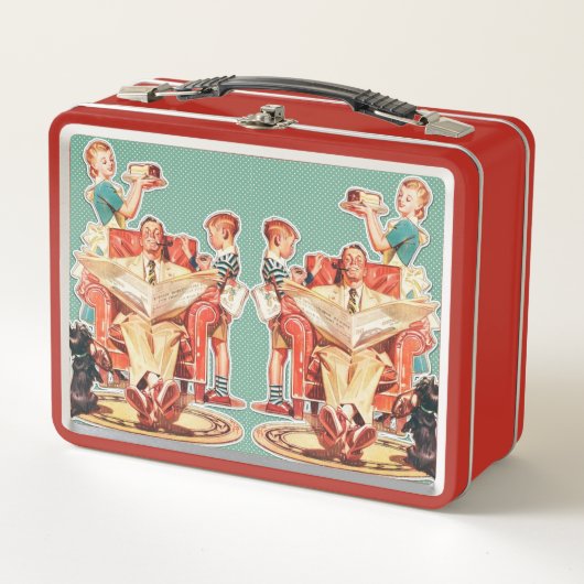  kernfamilie van 1950, retro-huisvrouw van 50 (Voorkant)