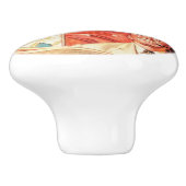  kernfamilie van 1950, retro-huisvrouw van 50 keramische knop (Zijkant)