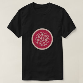 Kerngroei - magenta op rogge - naadloos patroon t-shirt