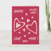 Kernhart - magenta - Fijne Valentijnse ! Kaart (Voorkant)