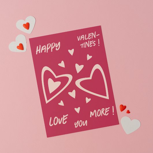 Kernhart - magenta - Fijne Valentijnse ! Kaart