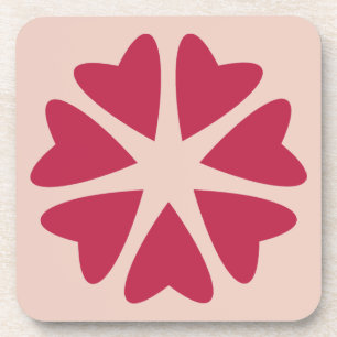 Kernhart - magenta red - afbeelding. bier onderzetter