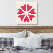 Kernhart - magenta red - afbeelding. canvas afdruk (Insitu (Slaapkamer))