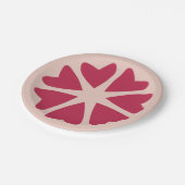 Kernhart - magenta red - afbeelding. papieren bordje (Gekanteld)