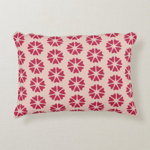 Kernhart - magenta rood - naadloos patroon. accent kussen