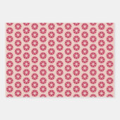 Kernhart - magenta rood - naadloos patroon. inpakpapier vel (Voorkant 3)