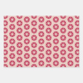 Kernhart - magenta rood - naadloos patroon. inpakpapier vel (Voorkant 2)